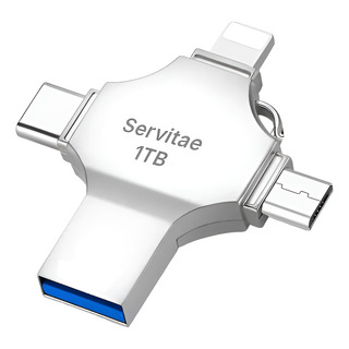 Memoria Otg 4 En 1 iPhone Android iPad Pc Usb-c Lighting 1tb Memoria Otg 4 En 1 iPhone Android iPad Pc Usb-c Lighting 1tb