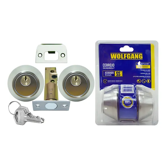 Cerradura De Seguridad Cerrojo Llave / Boton 