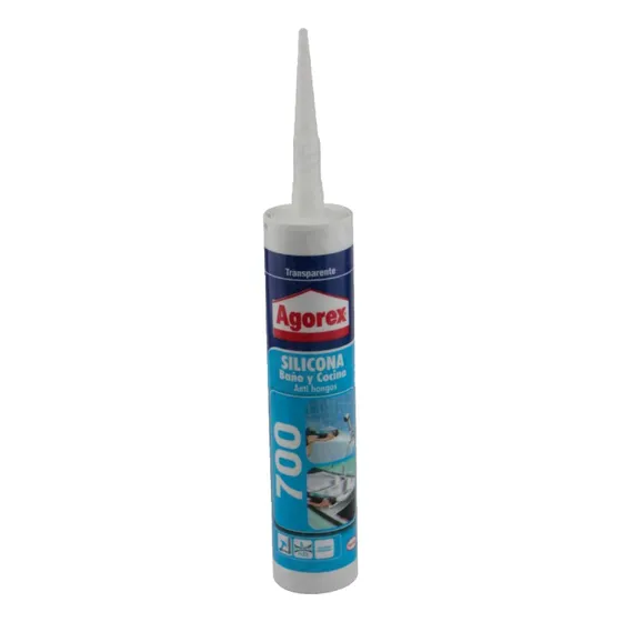 Silicona Baño Y Cocina Blanco 700 300ml Agorex
