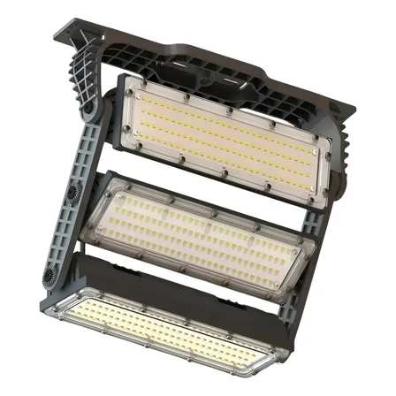 Refletor 400w Holofote Led Osram 36000lm Ip66 Combate 6500k 127/220v Preto Branco-frio