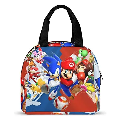 Dinibtu Caja De Almuerzo Escolar Para Niños, Bolsa De B78t8