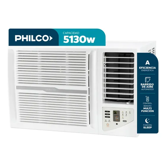 Aire Acondicionado Philco Ventana Frio 5130 Watts / 4500 Frigorias