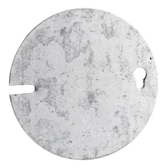 Tapa Ciega Metalica Para Caja Octogonal Chica