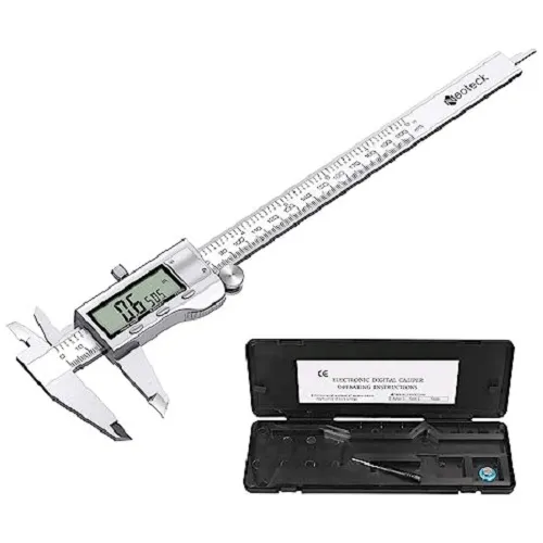 Vernier Digital Calibrador De Acero Inoxidable Estuche Pila