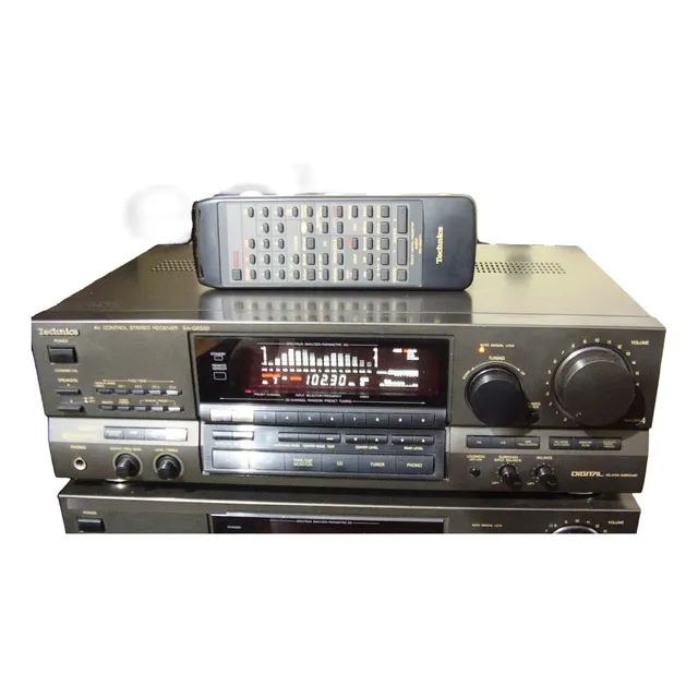 Sintoamplificador Technics Sa-gx530 C/ecualizador Impecable