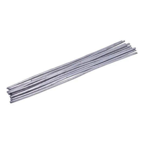 05 Barras Vareta Estanho 40x60 Aprox. 525g