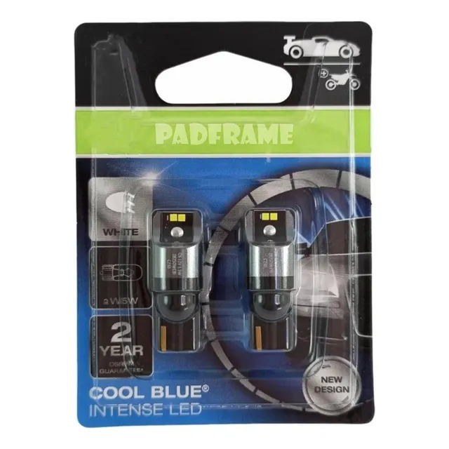 Par Lâmpada Led Pingo Esmagada W5w T10 6000k 2pc 12v 24v