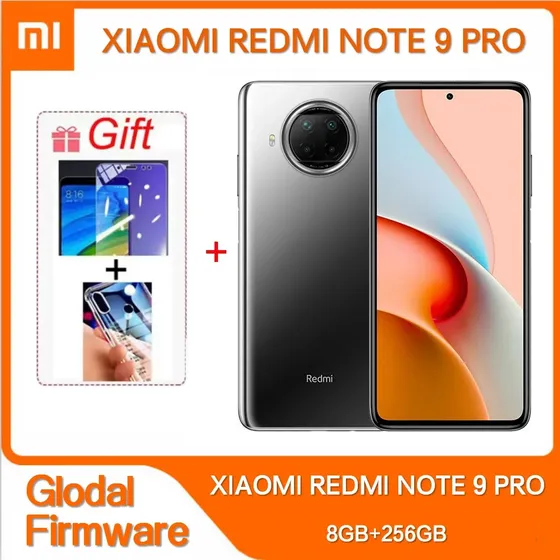 Teléfono Inteligente Xiaomi Redmi Nota 9 Pro Nfc 8gb 256gb 5g Dual Sim 6.67 Pulgadas 108mp+ 16mp Octa-core Android Global Rom