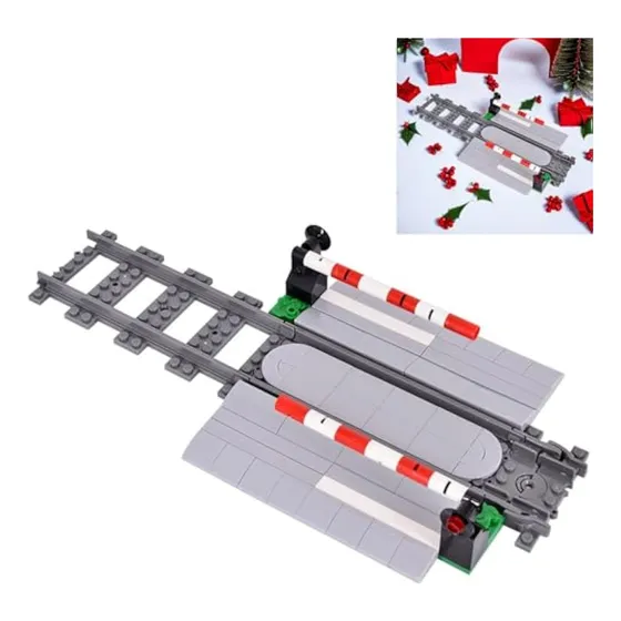 Juego De Bloques De Construcción De Vías De Tren