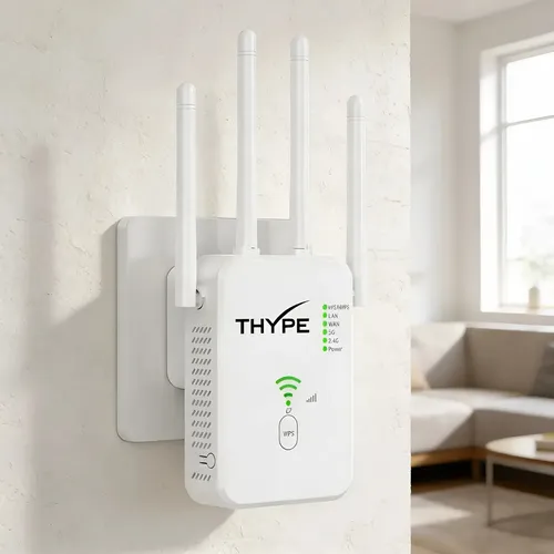 Repetidor De Sinal Wi-fi 8 Antenas Roteador Wireless 1200mbps