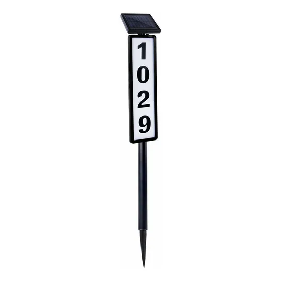 Forup Numero Direccion Casa Luzolar Luz Solar Placa Led
