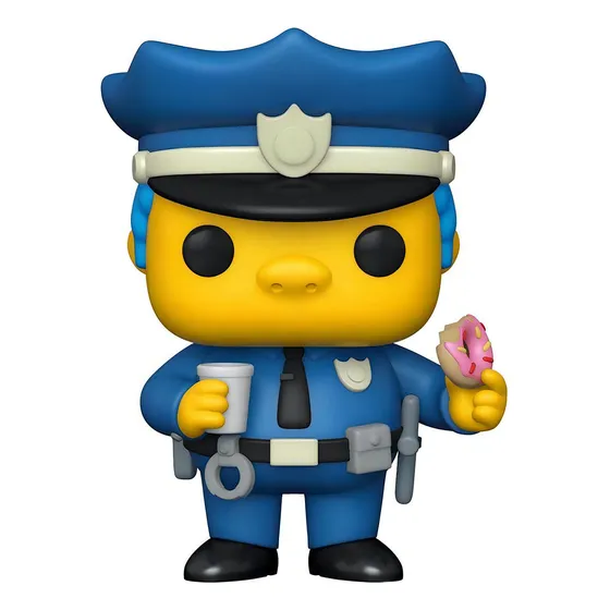Figura De Acción Los Simpsons Chief Wiggum De Funko Pop!