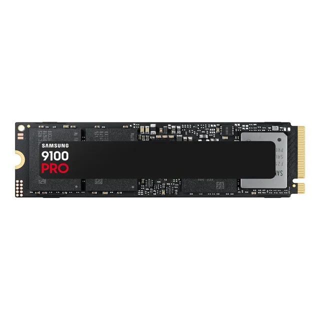 SSD Samsung 9100 Pro Nvme Gen5 X4 de 1 TB, lectura de 14700 MB/s, escritura de 13300 MB/s MZ-VAP1T0B/AM, color negro