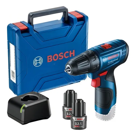 Furadeira de chave de fenda Bosch Gsr 120 Li 12v + caixa azul