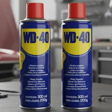 Wd-40 Spray Lubrificante Desengripante Multiuso 300ml Kit 2