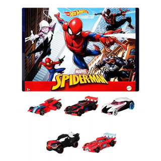 Hot Wheels Spiderman Character 5 Carritos Marvel Spider Man Hot Wheels Spiderman Character 5 Carritos Marvel Spider Man