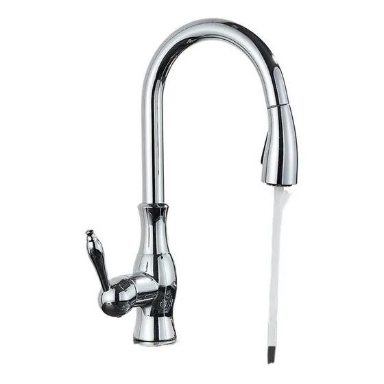 Kylex Golden Kitchen Grifo Mezclador Extraibl Para Fregadero