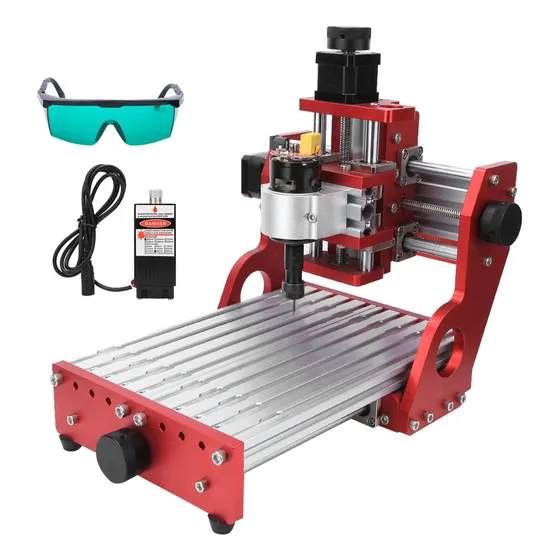 Máquina De Escultura De 3 Eixos 500mw Laser Cnc 1419 Router 