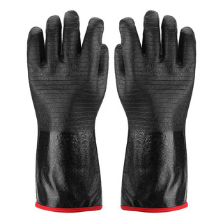 1 Par De Guantes Negro Resistente A Altas Temperaturas 1 Par De Guantes Negro Resistente A Altas Temperaturas