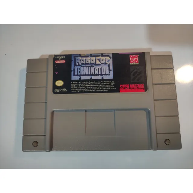 Robocop Vs Terminator Cartucho Original Para Snes $299