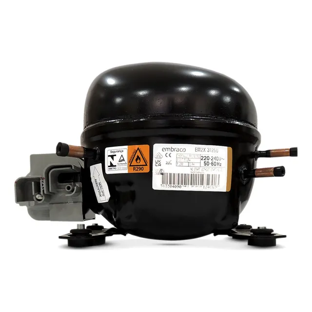 Motor Compressor Em2x3125u 220v 020213c105 Freezer Metalfrio