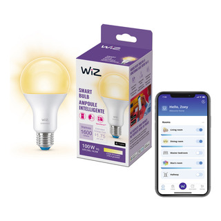Foco Inteligente Wiz A21 Blanco Cálido Mayor Potencia Foco Inteligente Wiz A21 Blanco Cálido Mayor Potencia