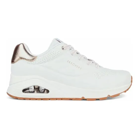 Zapatillas Mujer Skechers Uno Shimmer Away Blanco