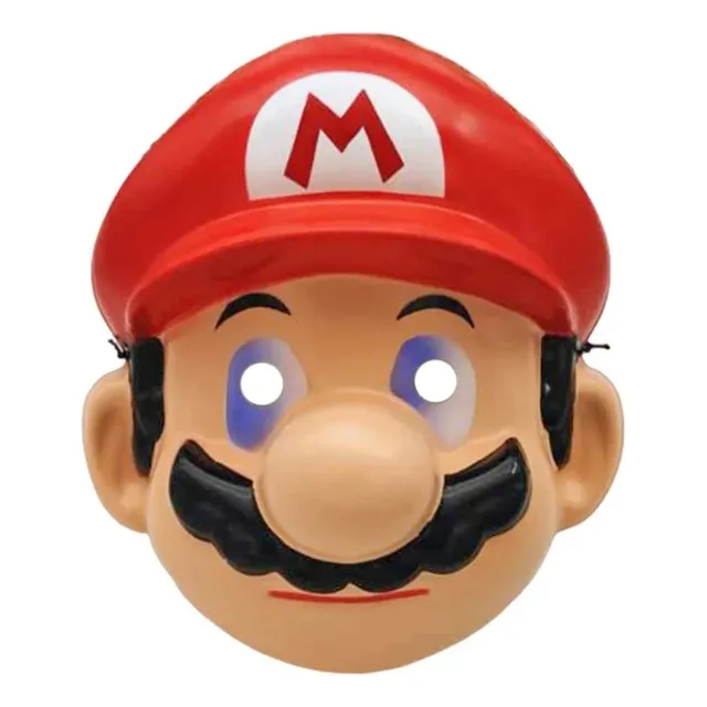 Mascara Mario Bros Luigi Niño Halloween Disfraz Cosplay