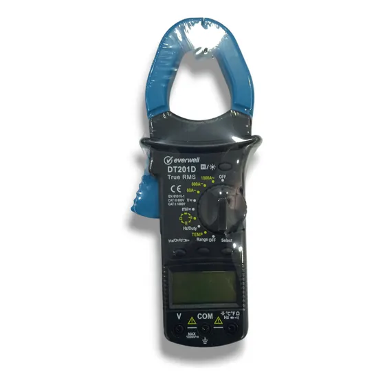 Pinza Amperimetrica-capacimetro-multimetro Dt201d 