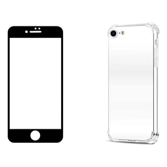 Carcasa Anti Golpes + Lamina Para iPhone Varios Modelos