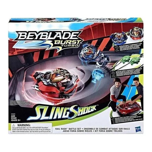 Kit de rieles de batalla Beyblade Arena Hasbro Rail Rush E3629