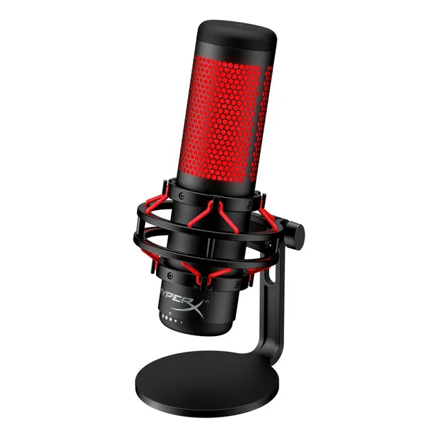 Micrófono Hiperx Quadcast 4p5p6aa - Color Rojo