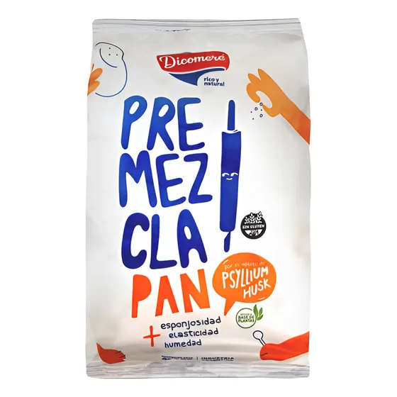 Premezcla Para Pan Psyllium Husk Dicomere Sin Tacc X 450 Grs