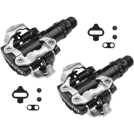 Pedal Clip Shimano Pd M520 L Preto Encaixe C/ Tacos - Mtb