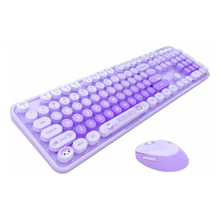 Novos Kb&ms Qwerty Sem Fio Mofii Sweet Roxos Novos Kb&ms Qwerty Sem Fio Mofii Sweet Roxos