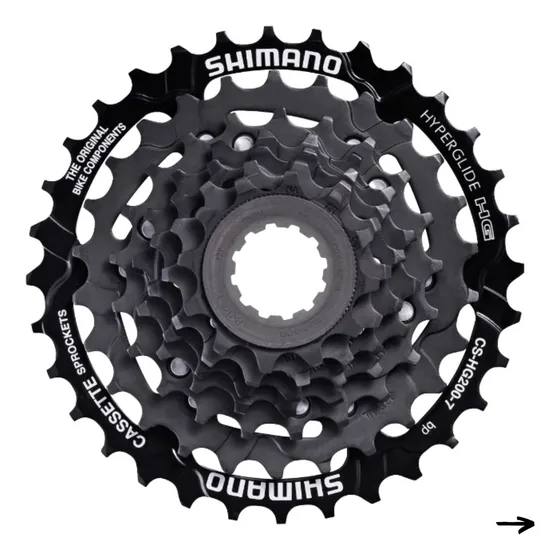 Casete Mtb Shimano K7 Cs Hg200 12/32 Tourney 21 V 3 x 7 V
