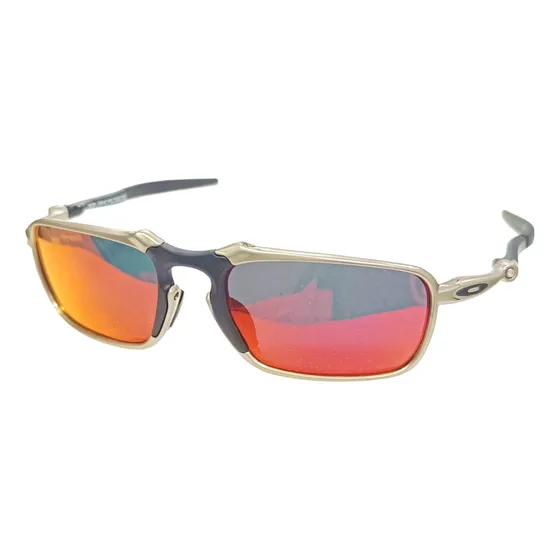 Oakley Badman Polarizado Metal Con Gomas Oo6020-07