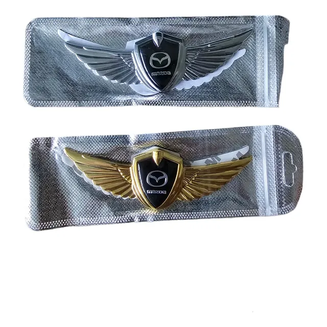 Emblema Metal Alas Mazda 2 3 6cx5 Cx30 (1) Entrega Inmediata