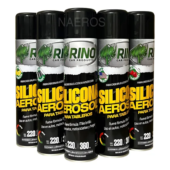 Silicona Perfumadas X24 En Aerosol Rino Multiuso Por Mayor