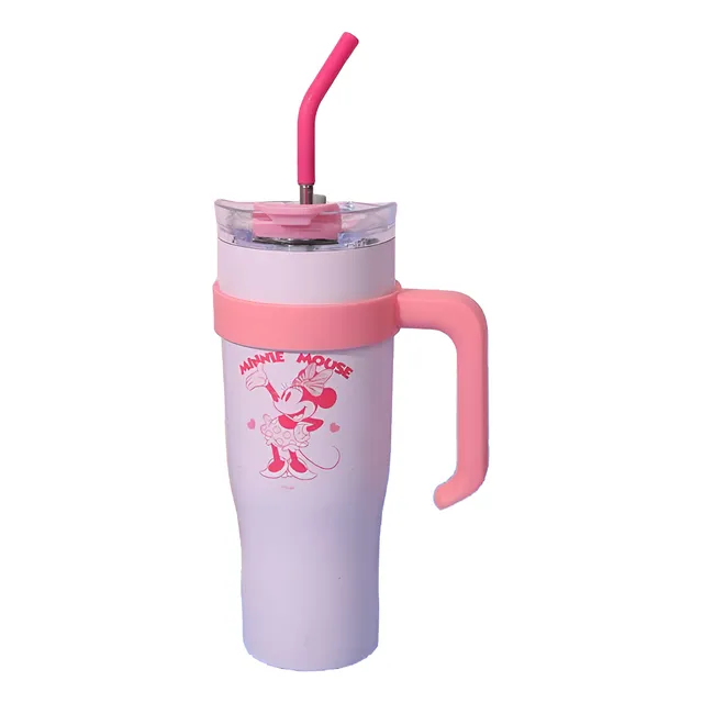 Disney - Vaso De Acero Con Sorbete 1600ml ( Minnie )