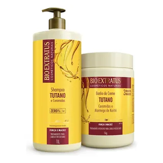 Kit Tutano E Ceramidas Shampoo 1l + Banho De Creme 1 Kg Kit Tutano E Ceramidas Shampoo 1l + Banho De Creme 1 Kg