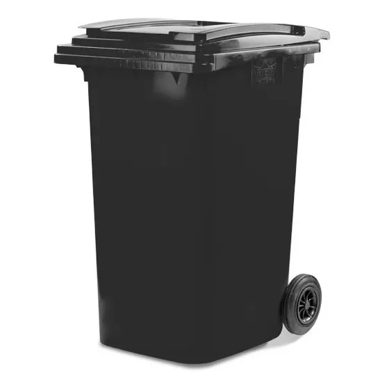 Contenedor Oso Basura Industrial Exterior Ruedas 120 Litros