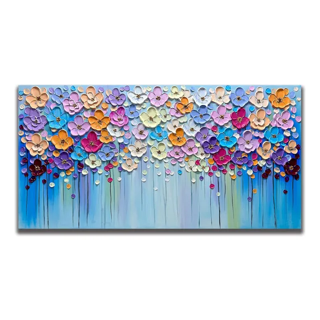 Cuadros 3d, Pintura Al Óleo Abstracta Moderna Pintada ...