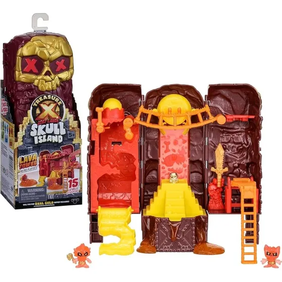 Moose Treasure X Skull Island Lava Tower Playset Juguete