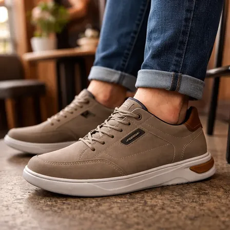 Tênis Masculino Pegada 112403 Sapatênis Couro Confortável