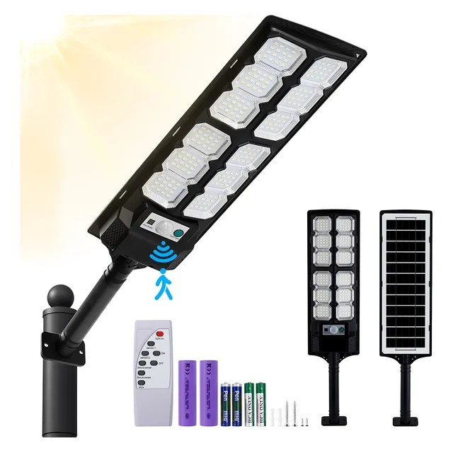 2200w Lámparas Luz Solar Exterior Jardín Luminaria Led Solar