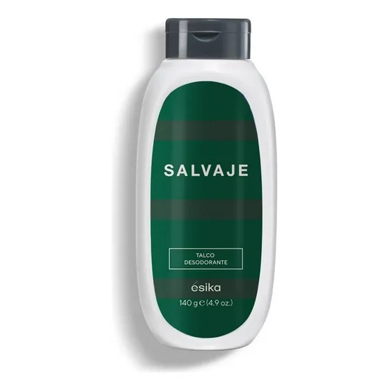 Talco Perfumado Salvaje Para Hombre Esika 140g