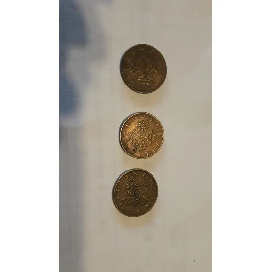 Moneda 1 Schilling Republik Osterreich Años 1970, 1978, 1979