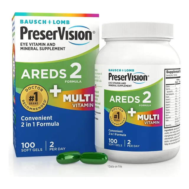 Multivitamínico Areds 2 Preservision 100 Softgel