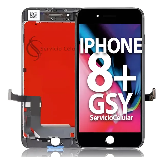 Modulo Pantalla Para iPhone 8 Plus Calidad Gsy Negro